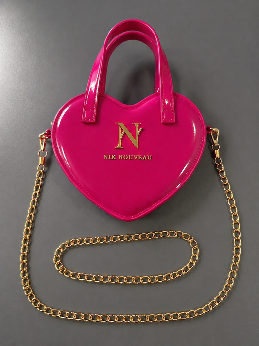 Sweet Heart Jelly Bag – Hot Pink