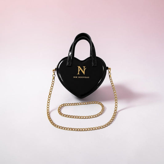 Sweet Heart Jelly Bag- Black