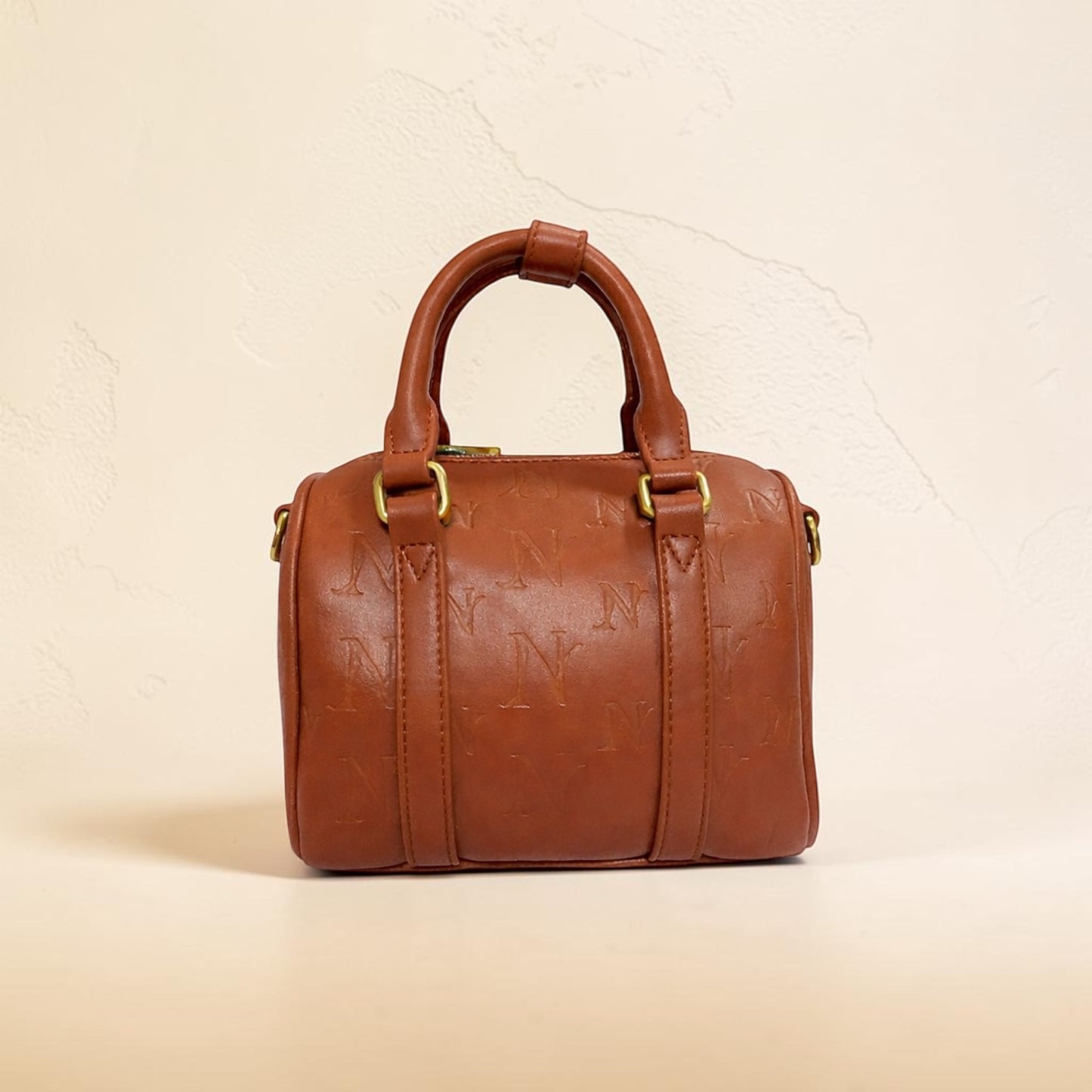 Nik Nouveau™ Micro Mini Boston Bag Cognac *Limited Edition