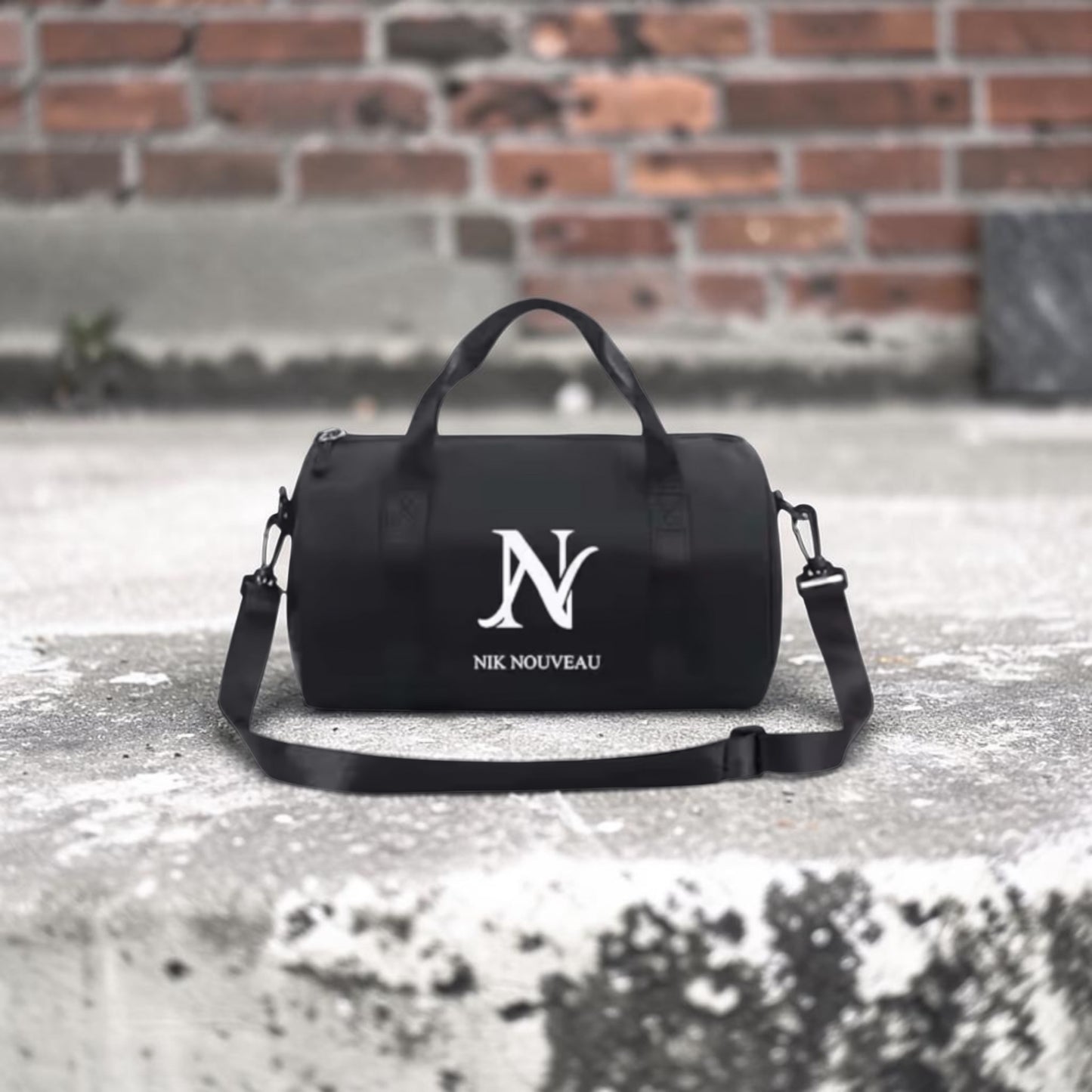 Nik Nouveau Mini Gym Bag- Black/ White