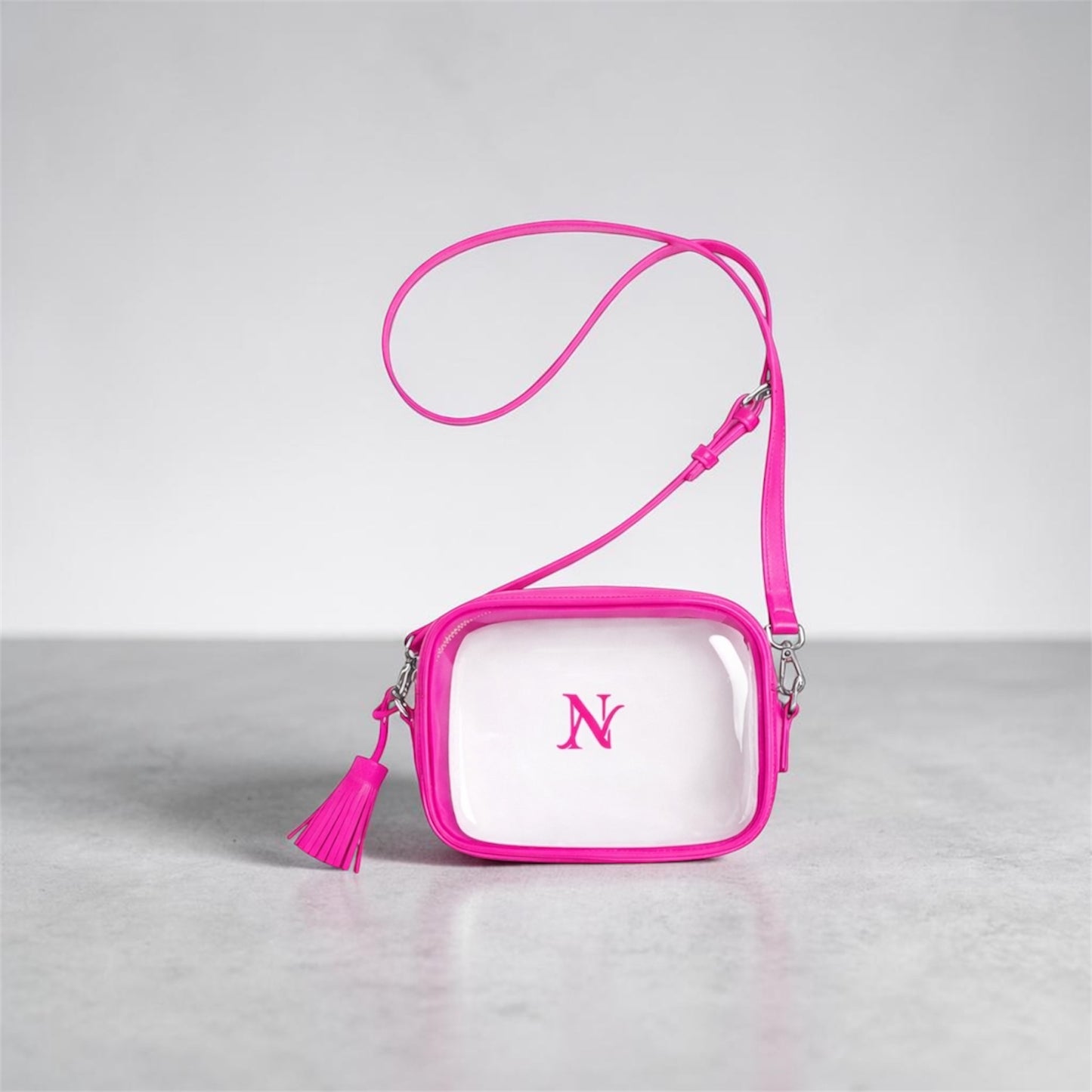 Clear Camera Bag- Pink