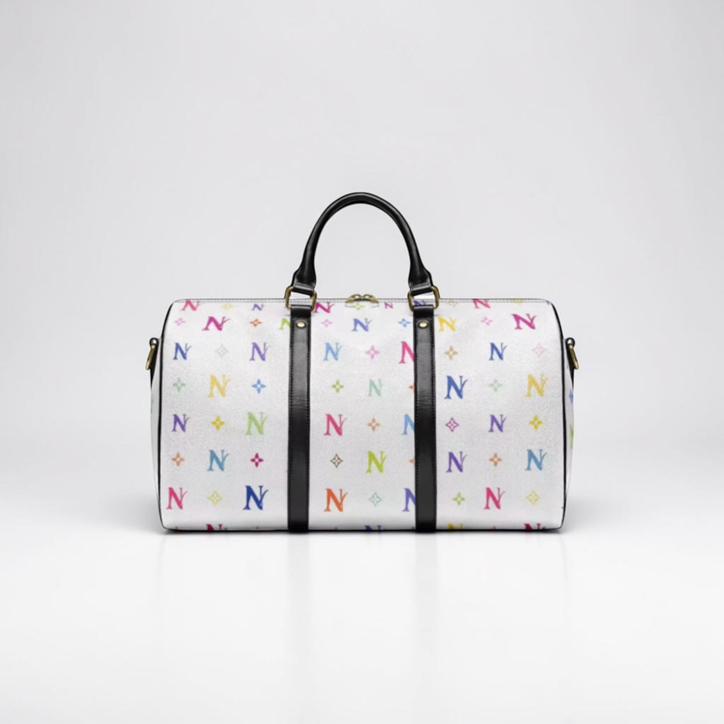 Monogram Duffle- Multicolor/White