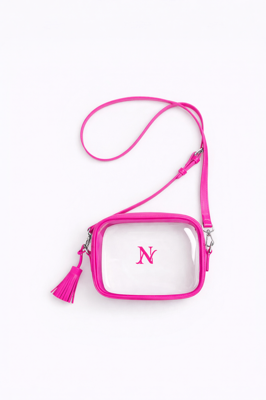 Clear Camera Bag- Pink