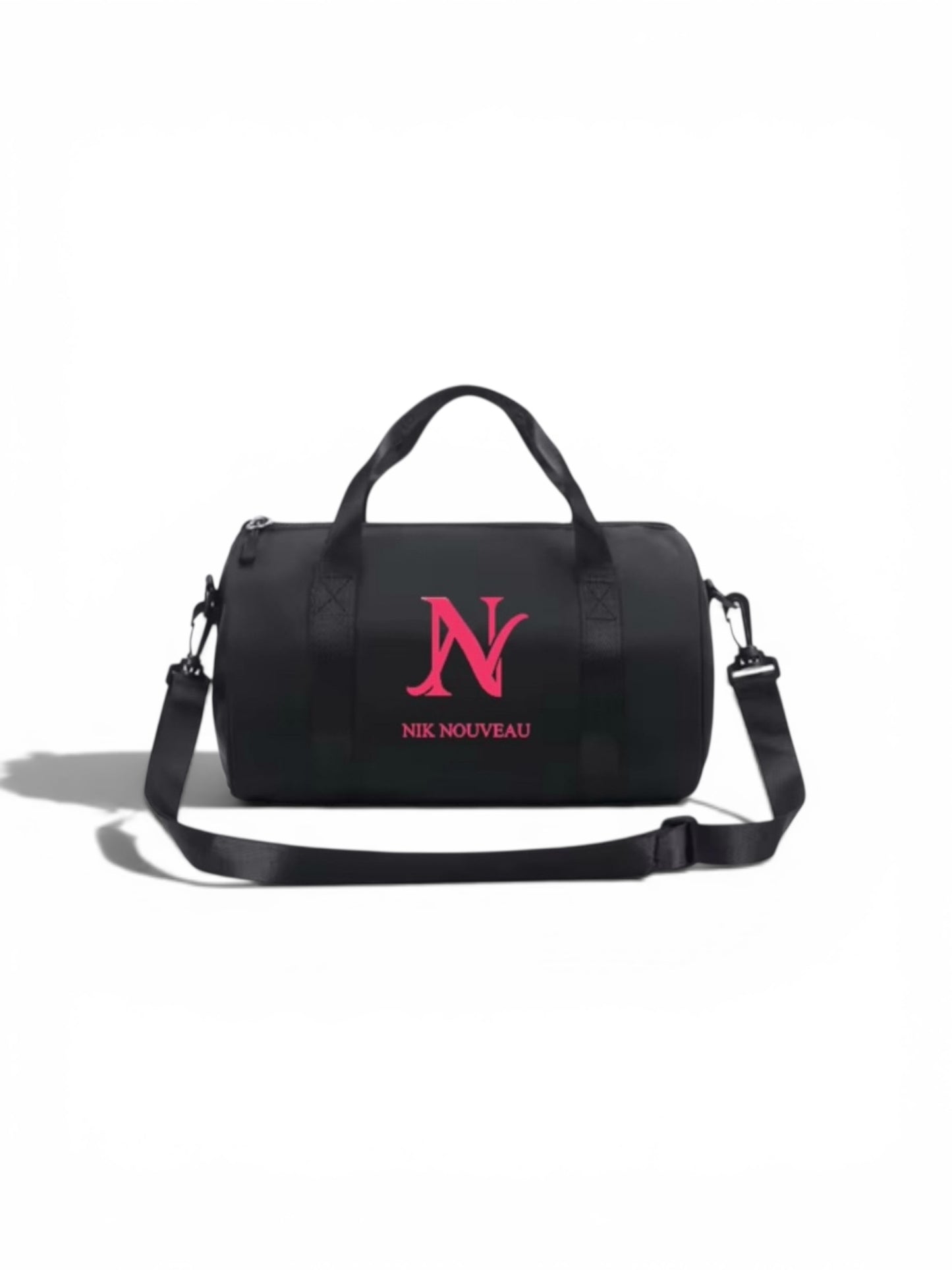 Nik Nouveau Mini Gym Bag- Black/ Pink