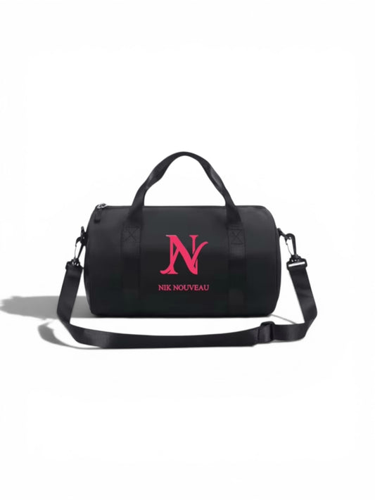 Nik Nouveau Mini Gym Bag- Black/ Pink