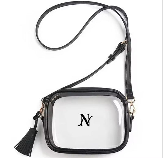 Clear Camera bag- Black