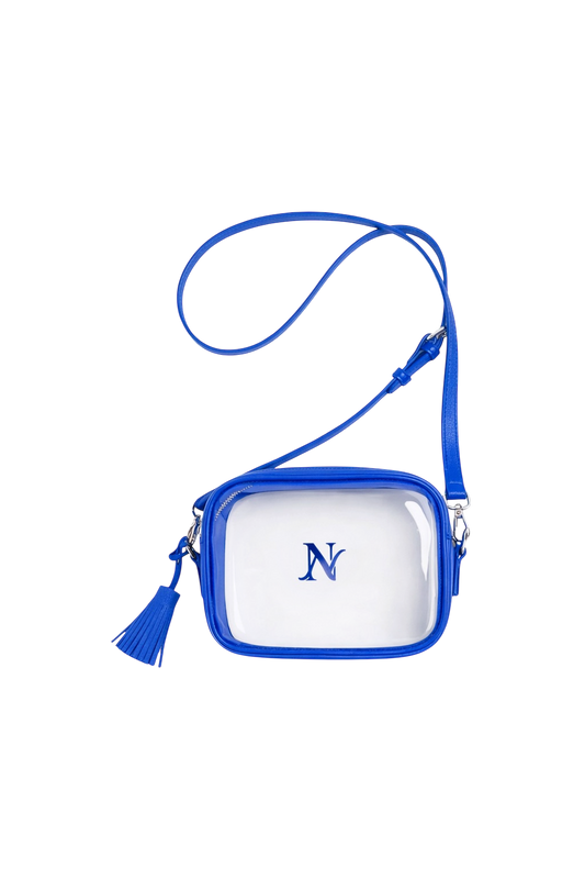 Clear Camera Bag- Blue