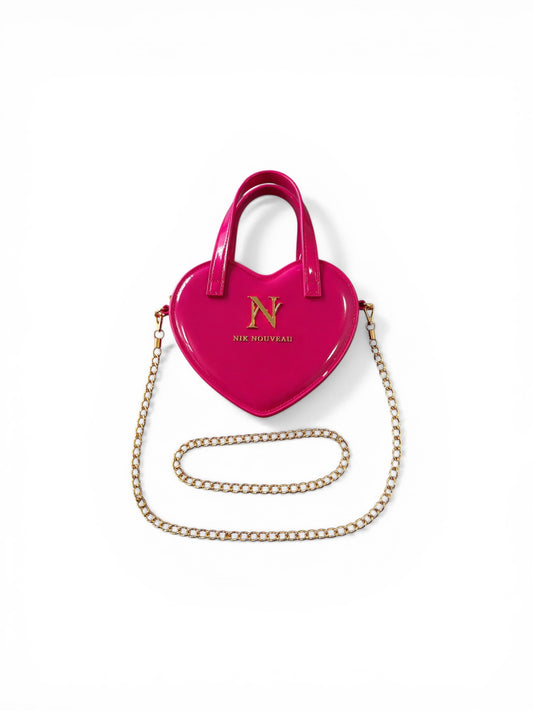 Sweet Heart Jelly Bag – Hot Pink