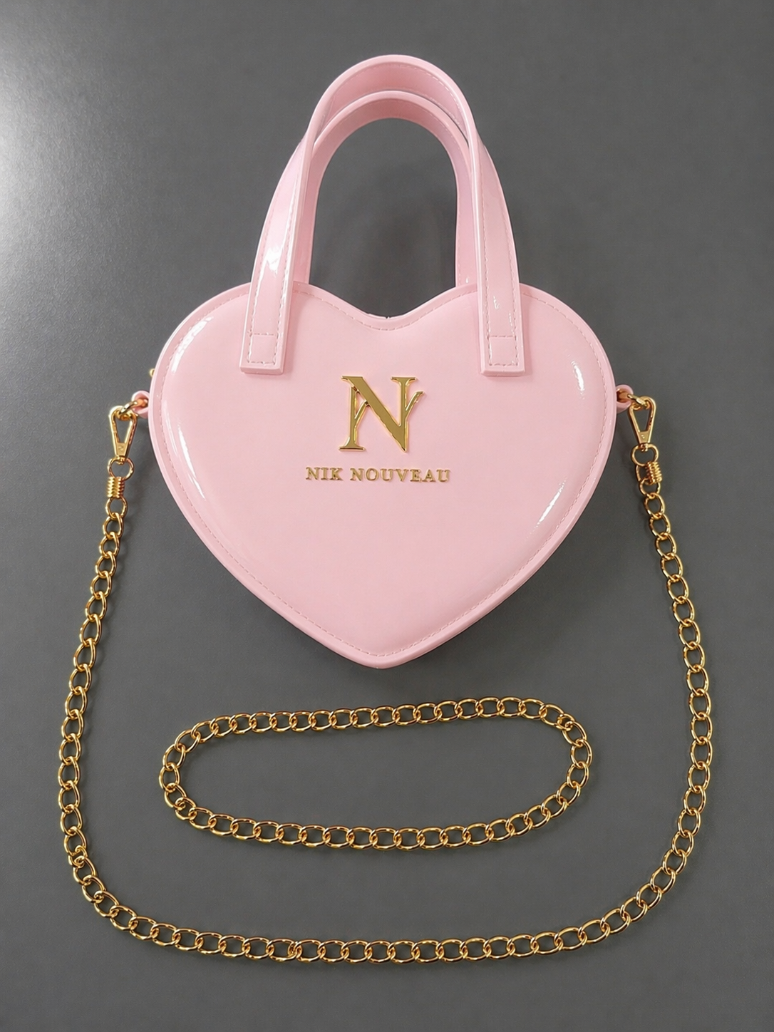 Sweet Heart Jelly Bag- Baby Pink