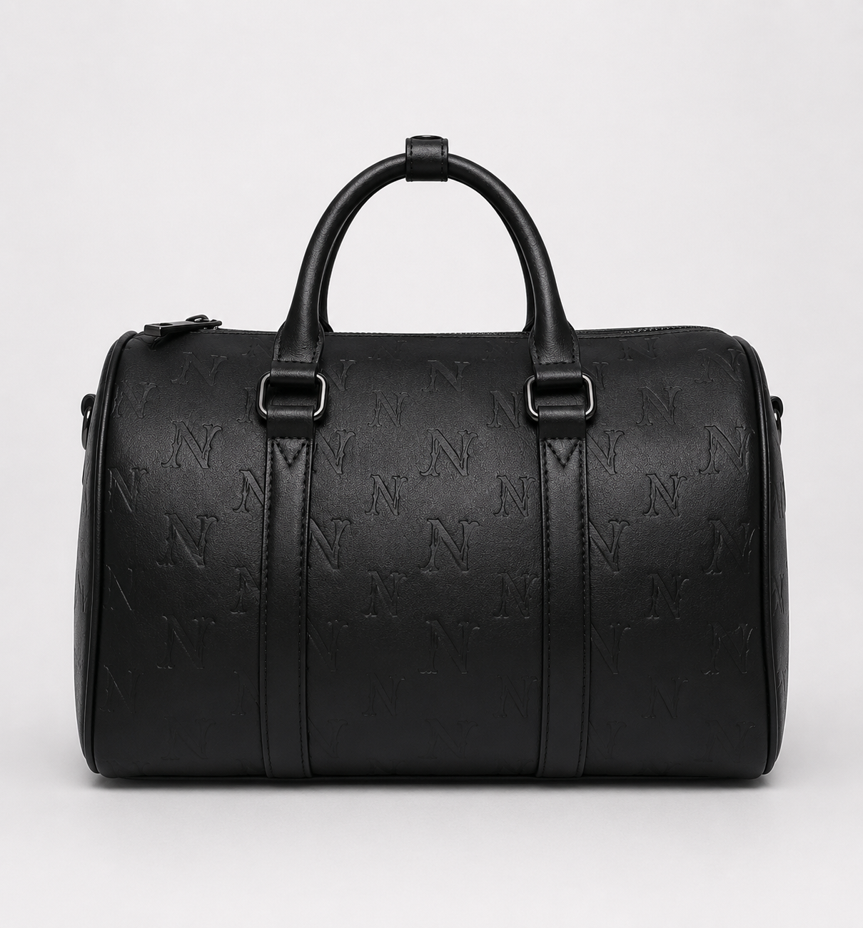 Monogram Boston Bag- Black