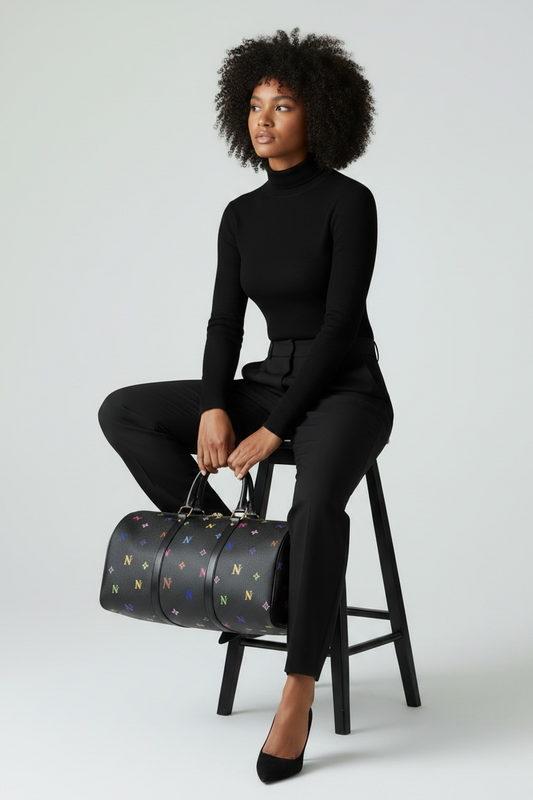Monogram Duffle- Multicolor/ Black