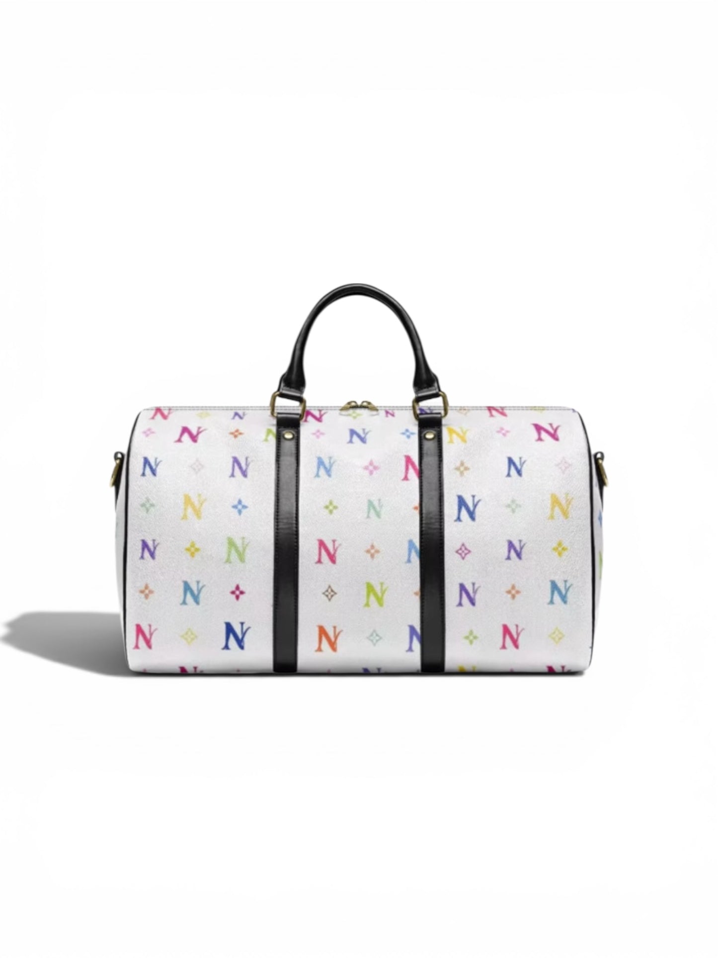 Monogram Duffle- Multicolor/White