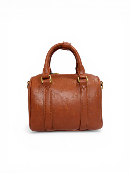 Nik Nouveau™ Micro Mini Boston Bag Cognac *Limited Edition